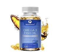 **New**Premium Omega 3 Fish Oil Max Strength 3600mg Boost Heart Health, Brain Function, and Joint Mobility High EPA 1296mg & DHA 864mg Essential Fatty Acids for Optimal Wellness