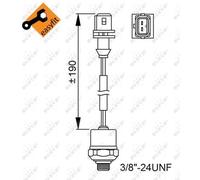 PRESSURE SWITCH AIR CONDITIONING 38951 FOR MERCEDES-BENZ ACTROS/MP2/MP3 11.9L