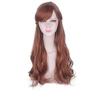 New Princess Elsa 2 Cosplay Wig Snow Ice Queen Long Wavy beige wigs Halloween Party elsa Hair + wig cap elsa wig PL-331