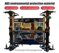 New product Strange Story surrounding the upside-down world, difficult to assemble horror model boy 75810 building block toy No box