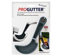 PROGUTTER Half Round Gutter Cleaning Scraper. The Original Scraper for Removing Debris and Weeds from Half Round Gutters.