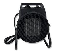 New Propane LPG Gas Space Heater Electric Fan Assisted Powerful Workshop Warmer 3, 15, 20 & 30Kw (2KW (Black))