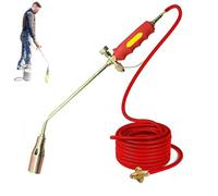 New Propane Torch Weed Burner Kit, Gas Weed Burners with 2M Hose, Flame Control and Push Button Igniter, for Weeding Garden Ice Snow Road (30)