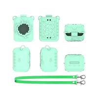 New Protective Case for Bitzee Magicals Digital Pet game machine Console Protective Case Dust and Dirt Resistant Protective Case Soft Silicone Protective Skin Sleeve (Green)