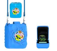 New Protective Case for Bitzee Magicals Digital Pet game machine Console Protective Case Dust and Dirt Resistant Protective Case Soft Silicone Protective Skin Sleeve (Blue)
