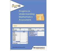 New PUMA Test 4, Summer PK10 (Progress in Understanding Mathematics Assessment)