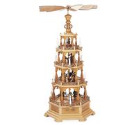 New Pyramid Holy History 4-Tier Natural 122Cm Seiffen Christmas
