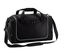 New Quadra Teamwear Sports Locker Holdall Bag Black/Light Grey One Size