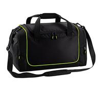 New Quadra Teamwear Sports Locker Holdall Bag Black/Lime Green One Size