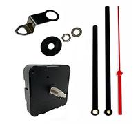New Quartz Reverse Backwards Barbers Ticking Clock Movement Mechanism Motor 160mm Long Black Hands Rotate In Reverse (Single Pack)