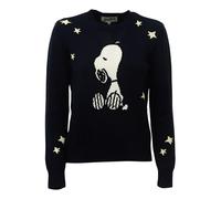 New Queen Jumper - female - MC2 Saint Barth - Round-neck Knitwear - Blue - S - Knitwear S