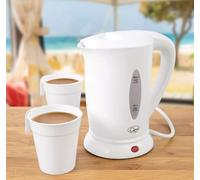 Quest Travel Kettle 600W Dual Voltage - White | TJ Hughes