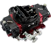 NEW QUICK FUEL TECHNOLOGY BRAWLER STREET CARBURETOR,RED BILLET BLACK FINISH,MECHANICAL SECONDARIES,750 CFM,4150 MODEL,COMPATIBLE WITH GASOLINE
