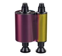 New R3411 YMCKO Ribbon Compatible for Evolis Tattoo PEBBLE4 DYALYS3 Card Printers 100 Images