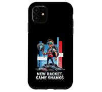 New Racket Same Shanks Funny British Padel Comic Hero Design Case for iPhone 11