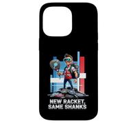 New Racket Same Shanks Funny British Padel Comic Hero Design Case for iPhone 14 Pro Max