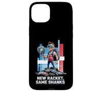 New Racket Same Shanks Funny British Padel Comic Hero Design Case for iPhone 15 Plus