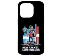New Racket Same Shanks Funny British Padel Comic Hero Design Case for iPhone 15 Pro