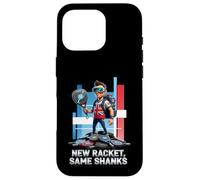 New Racket Same Shanks Funny British Padel Comic Hero Design Case for iPhone 16 Pro