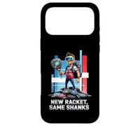 New Racket Same Shanks Funny British Padel Comic Hero Design Case for iPhone 17 Pro Max