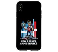 New Racket Same Shanks Funny British Padel Comic Hero Design Case for iPhone XS Max