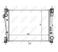 NRF 53933 Engine radiator