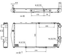 New Radiator, engine cooling for AUDI:100 C2 Avant,100 C3 Avant,200 C3 Avant