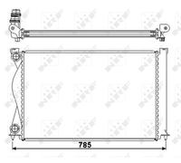 NRF 50596 Engine radiator