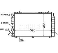 New Radiator, engine cooling for AUDI:COUPE B3,80 B4 Avant,80 B4 Saloon
