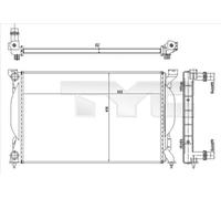 New Radiator, engine cooling for AUDI SEAT:EXEO,A4 B6,A4 B7,A6 C5,EXEO ST