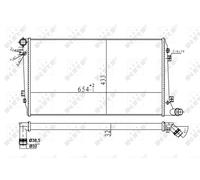 NRF 53814A Engine radiator