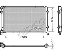 Radiator fits VW JETTA Mk3 2.0 05 to 10 Denso 1K0121251BQ 1K0121251BR VOLKSWAGEN
