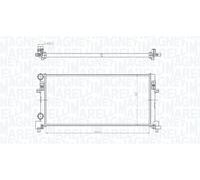 MAGNETI MARELLI 350213166200 Engine radiator