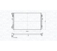 MAGNETI MARELLI 350213173400 Engine radiator