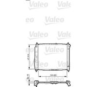 New Radiator, engine cooling for CHEVROLET DAEWOO:KALOS,AVEO Saloon 96443475