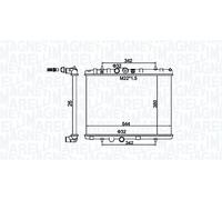 MAGNETI MARELLI 350213156100 Engine radiator