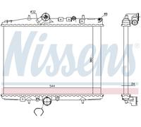 NISSENS 61294A Engine radiator