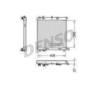 DENSO DRM21026 Engine radiator