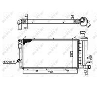 NRF 50406A Engine radiator