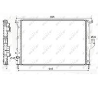 NRF 53118A Engine radiator