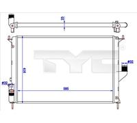 New Radiator, engine cooling for DACIA:LOGAN,DUSTER,SANDERO,LOGAN MCV