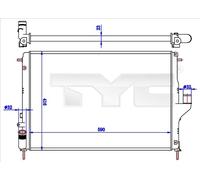 TYC 728-0056-R Engine radiator