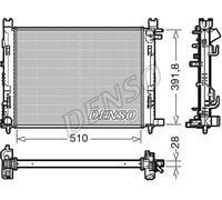 New Radiator, engine cooling for DACIA RENAULT:LODGY,DUSTER,CLIO IV,CAPTUR I