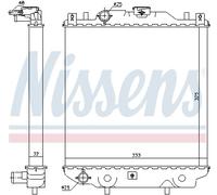 New Radiator, engine cooling for DAEWOO SUZUKI:TICO,ALTO IV 1770070G10