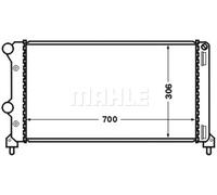 MAHLE ORIGINAL CR 1448 000S Engine radiator