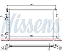 NISSENS 61885A Engine radiator