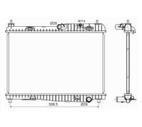 NRF 53152 Engine radiator