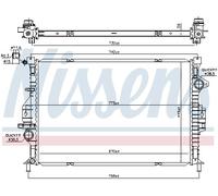 NISSENS 66862 Engine radiator