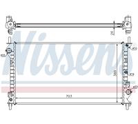 Nissens Radiator 62021A – Engine Cooling for Ford Tourneo Connect & Transit Connect 1.8L 4cyl