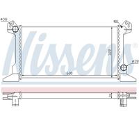 NISSENS 62177 Engine radiator